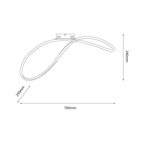 Lampa wisząca INFINITY 21W LED 4000K na Arena.pl