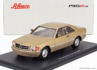 SCHUCO PRO.R MERCEDES-BENZ 560 SEC (C126) 1989 Gold metallic 1:43
