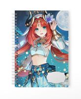 Zeszyt A5 100 stron w kratkę Genshin Impact - Nilou