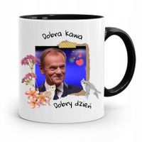 Kubek Czarny Donald Tusk Po Platforma Prezent