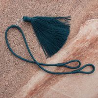 Sznur dekoracyjny do zasłon LILI turkusowy