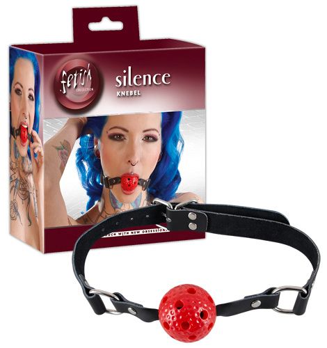 Knebel czerwony zdjęcie 1