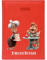 KALENDARZ A5 2026 DZIENNY planer Z NADRUKIEM dla babci z imieniem