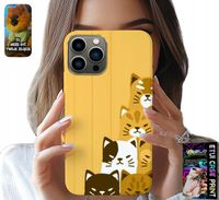 ETUI DO IPHONE 13 PRO - LOVE CAT, WZORY Z KOTAMI, CASE + SZKŁO