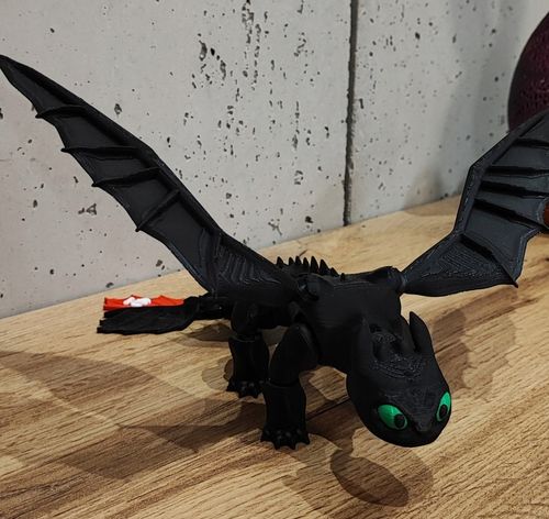 FLEXI Szczerbatek NOCNA FURIA Toothless Jak wytresować Smoka - TIK TOK na Arena.pl
