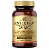 SOLGAR Gentle Iron 25 mg - Łagodny związek żelaza diglicynian żelaza (90kap