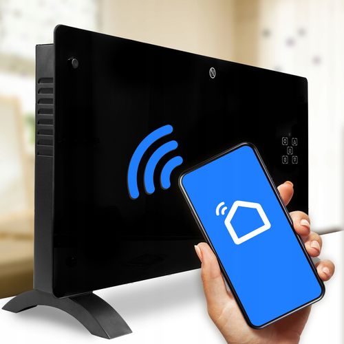 Grzejnik elektryczny KONWEKTOROWY pilot SZKLANY front 2000W termostat WiFi na Arena.pl