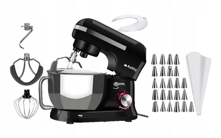 Robot kuchenny PLANETARNY 1700W domowy z 8 biegów prędkości + system PULSE zdjęcie 8