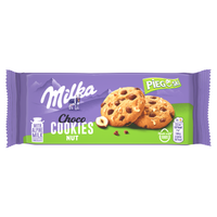 Milka Pieguski ciasteczka Nut z kawałkami czekolady i orzechami 135g x 2szt