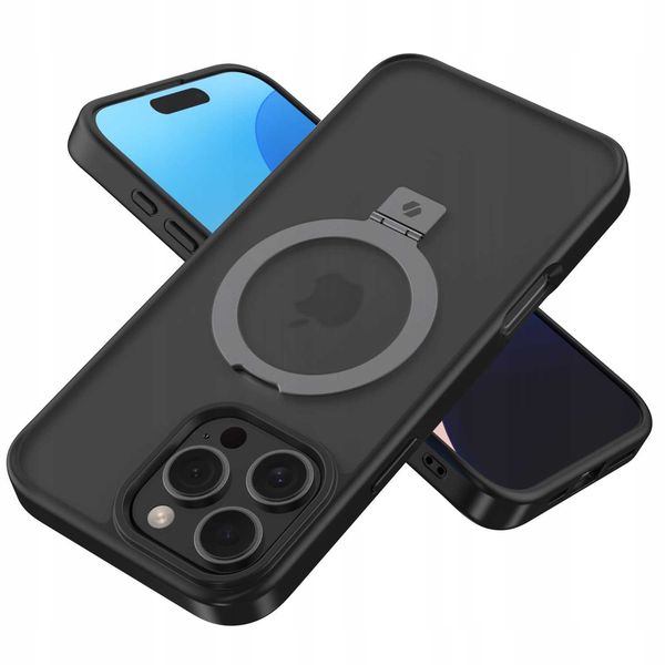 Spacecase Ring Pro Mag Iphone 16 Pro Max Black zdjęcie 2
