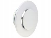 Anemostat nawiewno-wywiewny metalowy okrągły fi 125 mm biały Darco