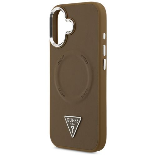 etui guess triangle logo magsafe do      iphone 17 brązowy na Arena.pl