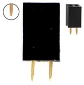 4x Pinheader 2pin dystans goldpin 8.5mm 2.54mm