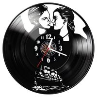 Zegar ścienny z płyty winylowej Titanic 469.14