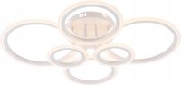 LAMPA LED SUFITOWA PLAFON 6 RING 120W RGB CCT PILOT VARGO DL1105