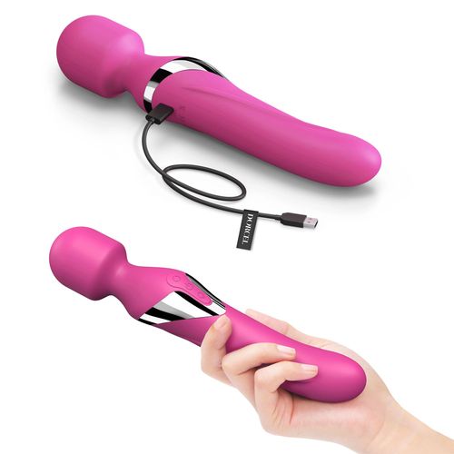 wibrator dwustronny z rotacją. mocny. masażer .dual orgasms magenta na Arena.pl