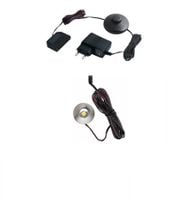 Zestaw podświetlenie mebli 1 x oprawa LED Iris 12V DC biała ciepła