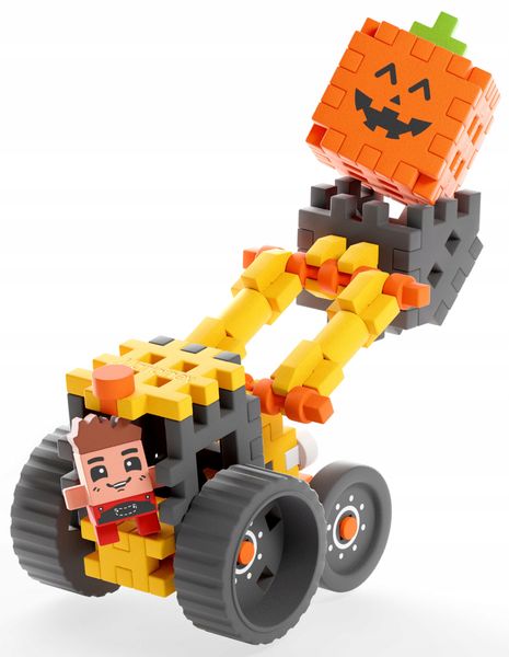 Marioinex klocki WAFFLE mini FARMER - Koparka, 50 elementów zdjęcie 7