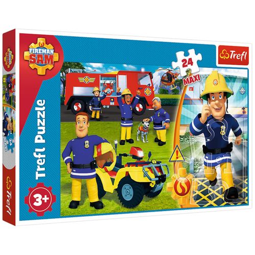 TREFL Puzzle 24-Maxi Dzielny Strażak Sam na Arena.pl