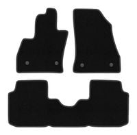 Dywaniki samochodowe welurowe BASIC do: Fiat 500L (2012-, minivan) czarne