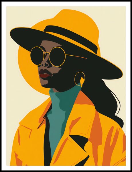 Plakat 75x100cm Żółta Stylowość zdjęcie 3