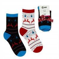 MORAJ Skarpety Świąteczne 2-PARY PREZENT 38-41