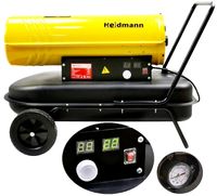NAGRZEWNICA OLEJOWA MOCNA DMUCHAWA SPALINOWA OGRZEWACZ Z TERMOSTATEM 25kW