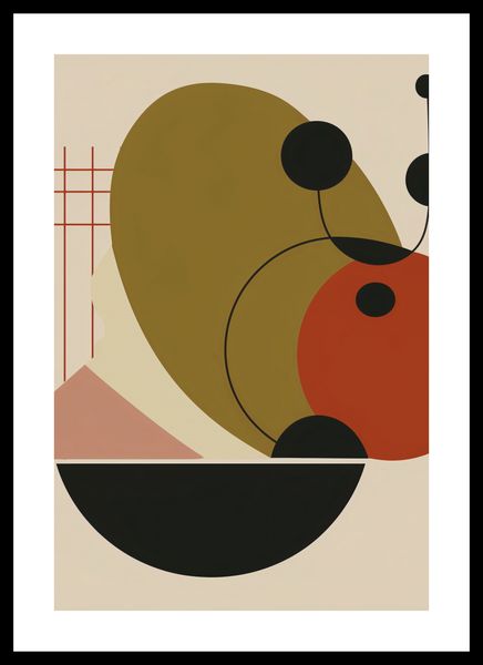 Plakat 61x90,5cm Geometryczny Balans zdjęcie 3