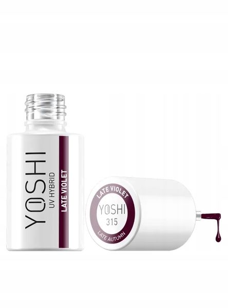YOSHI Lakier hybrydowy Late Violet 6ml – 315 zdjęcie 3