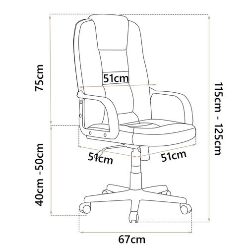 Fotel biurowy obrotowy Sofotel ciemny brąz na Arena.pl