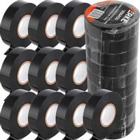 10xMOCNA TAŚMA IZOLACYJNA WODOODPORNA ELEKTROIZOLACYJNA PCV IZOLACJA CZARNA