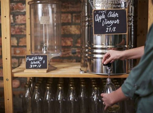 KRAN zawór kulowy STAL nierdzewna INOX gwint 1/2 cala 1/2" KRANIK do beczka na Arena.pl