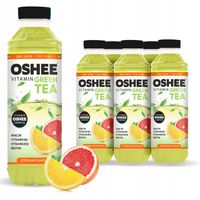 6x OSHEE Green Vitamin Tea Citrus Mix 555ml
