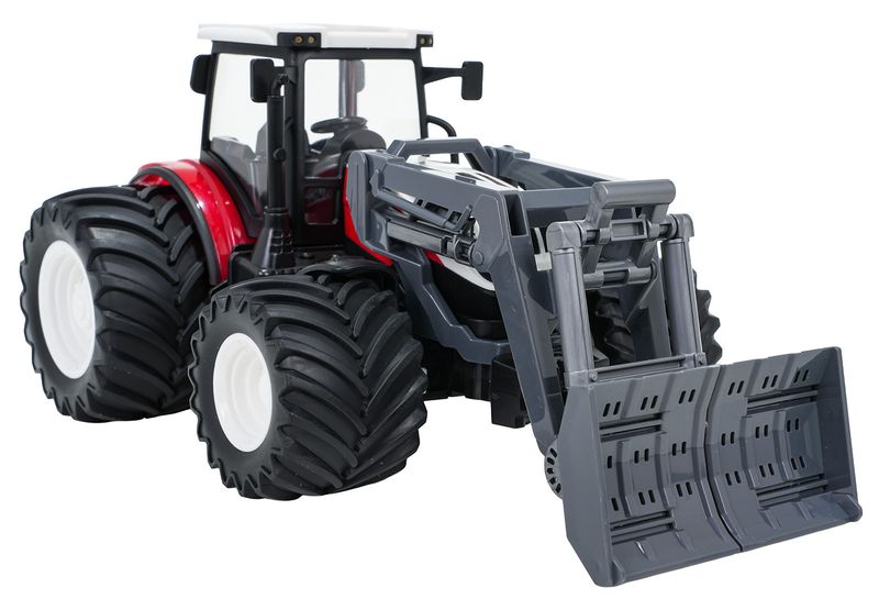 Traktor + Spych R/C 1:24 Czerwony zdjęcie 8