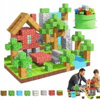 Minecraft 3D MAGNETYCZNY KLOCKI KONSTRUKCYJNE KSZTAŁCIĆ ZABAWKA MONTESSORI