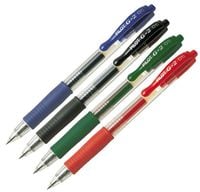 długopis gel automat.pilot g-2 czerwony a'12 3142