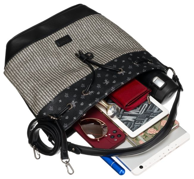 torba damska 6875-2 black zdjęcie 6