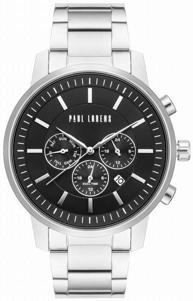 zegarek męski paul lorens pl6647b-1c1 + box zdjęcie 1
