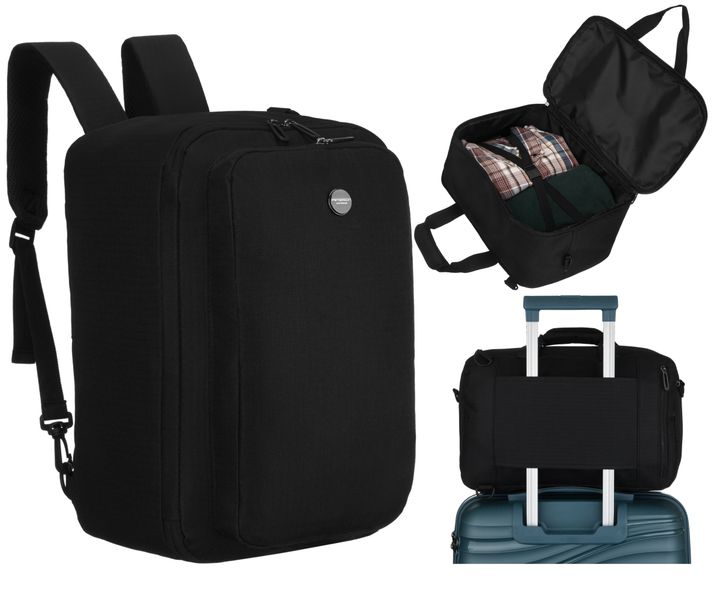 plecak ptn wrona-9638 black zdjęcie 1