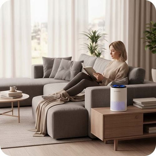 OCZYSZCZACZ POWIETRZA REVENTO PURO CICHY AROMATERAPIA TIMER + FILTR na Arena.pl