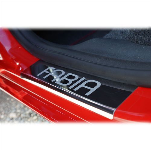 Listwa progowa SKODA FABIA MK2 Stal nierdzewna 304 połysk 4szt na Arena.pl