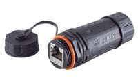 MicroConnect RJ45 coupler, CAT 6a, IP68,