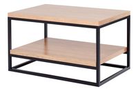 Stolik 2 półki duży - drewniana okleina