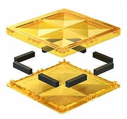 Klocki magnetyczne dla dzieci duże edukacyjne zestaw tor konstrukcyjny 158e na Arena.pl