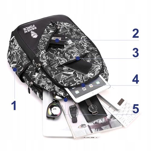 Renew Force plecak miejski czarny na Arena.pl