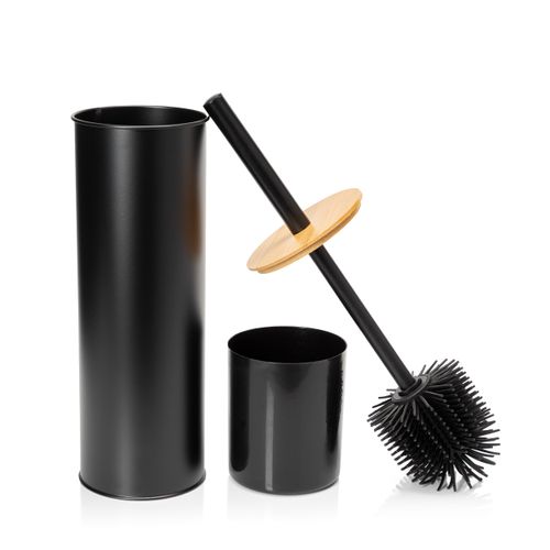 Zestaw łazienkowy szczotka do WC Stojak na papier toaletowy z uchwytem na Arena.pl