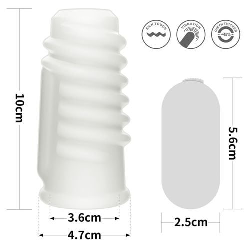 vibrating spiral knights ring (white) na Arena.pl