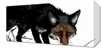 Obraz 40x20cm Nieufny Lis