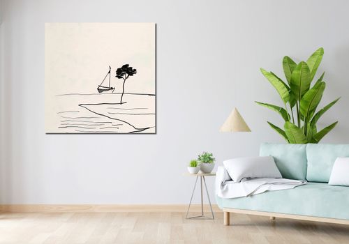 Obraz 100x100cm Spokój Przybrzeżny na Arena.pl