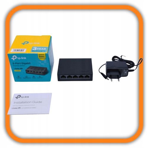 ENERGOOSZCZĘDNY SWITCH Tp-Link LS1005G 5x1GBit 1GB SWITCH SIECIOWY KOMPAKT na Arena.pl